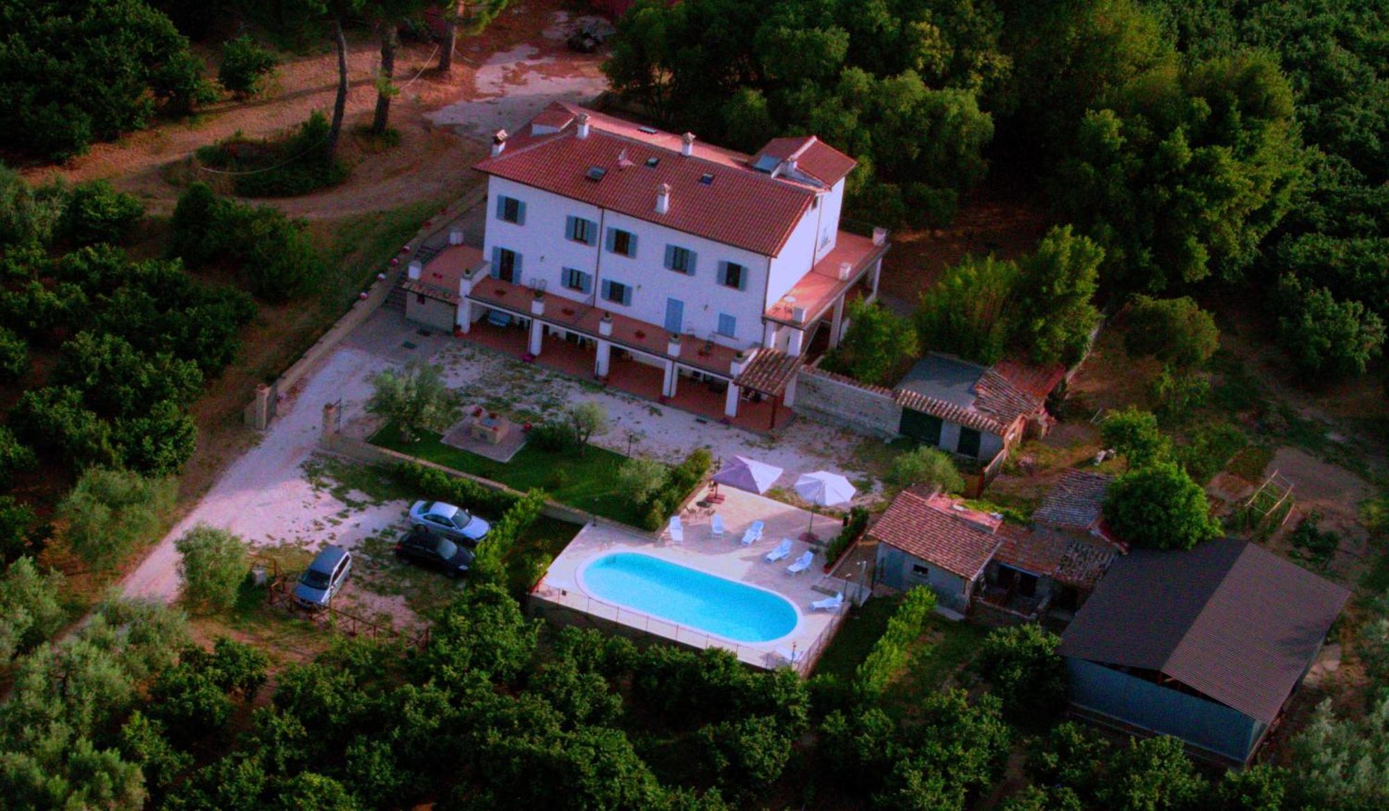 Agriturismo Casale Zuccari Caprarola Kültér fotó